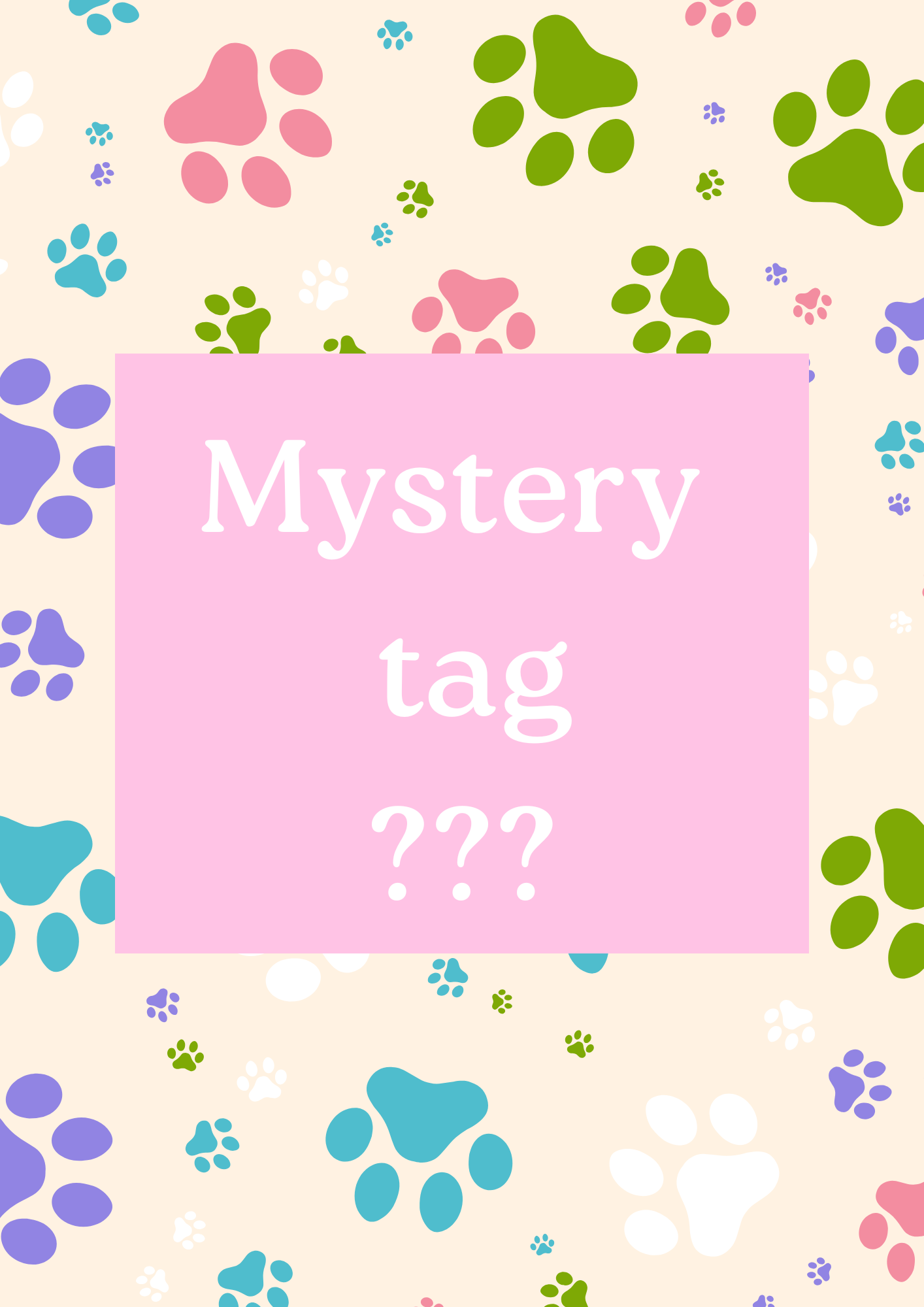 Mystery tag