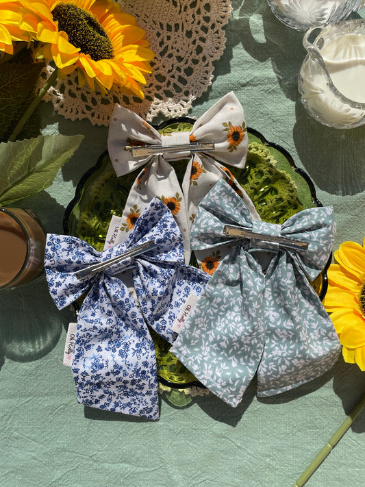 Human hair bows