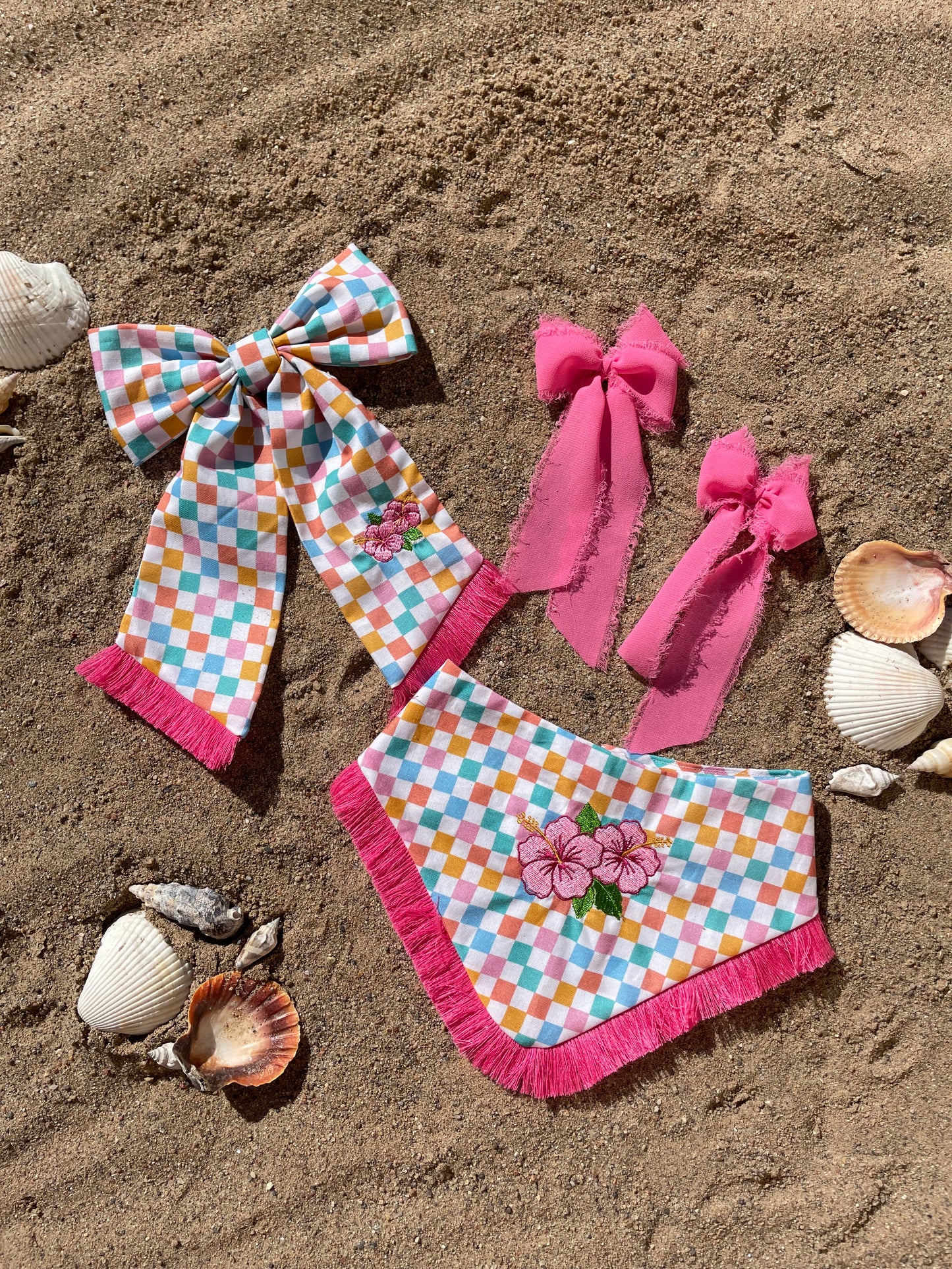 Sea breeze dog hair bows