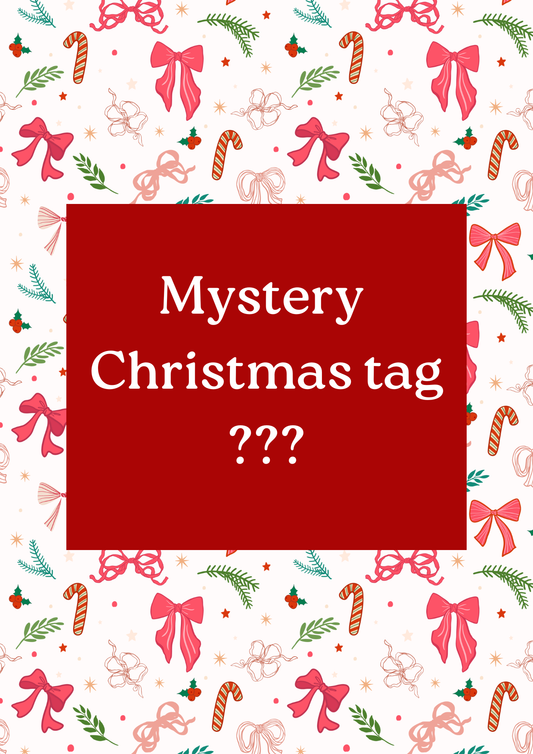 Mystery Christmas tag