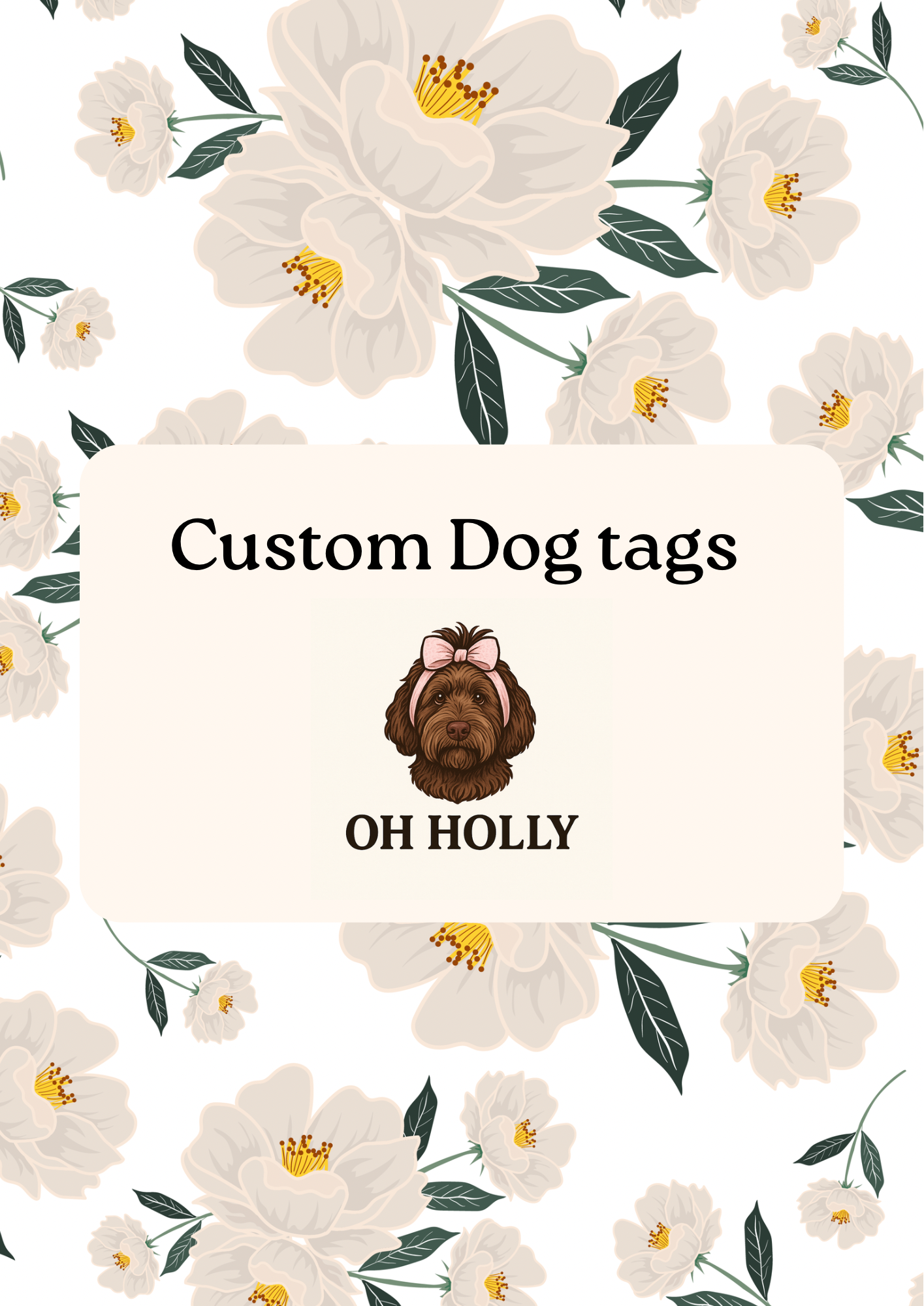 Custom dog tags