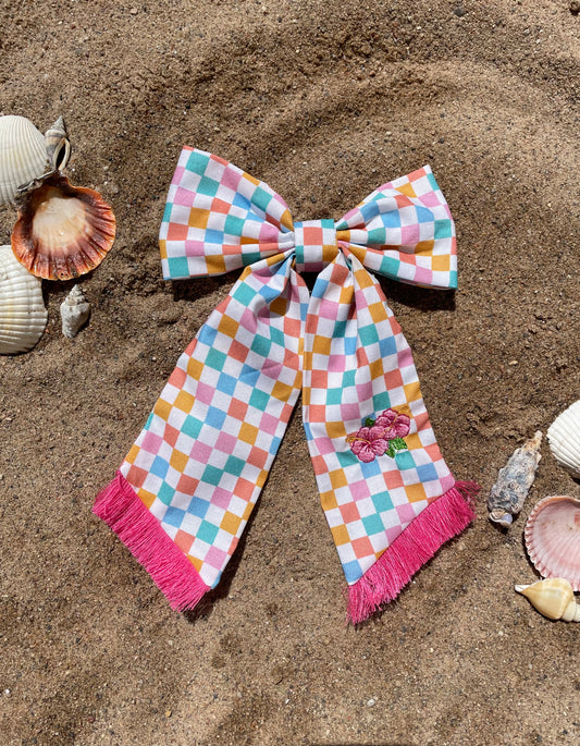 Human hair bows