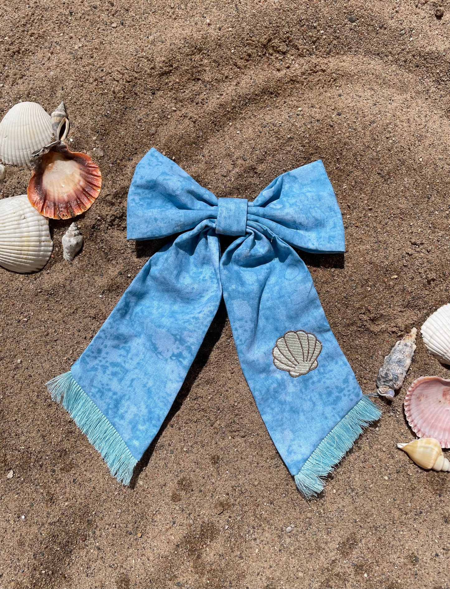 Human hair bows