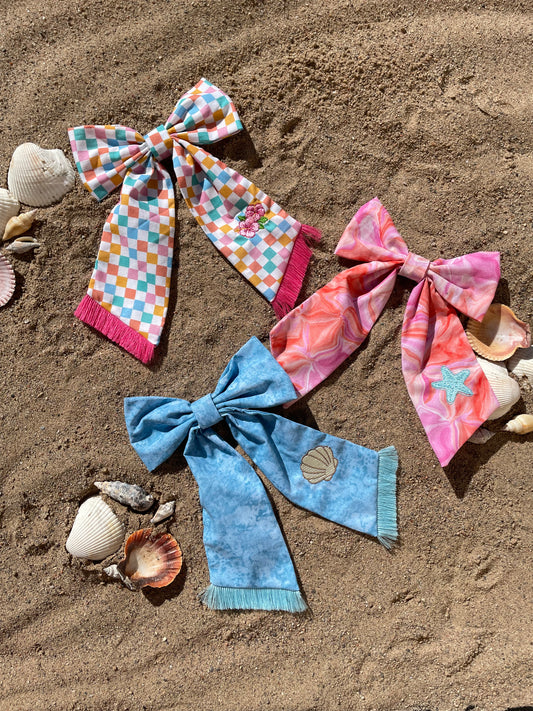 Human hair bows